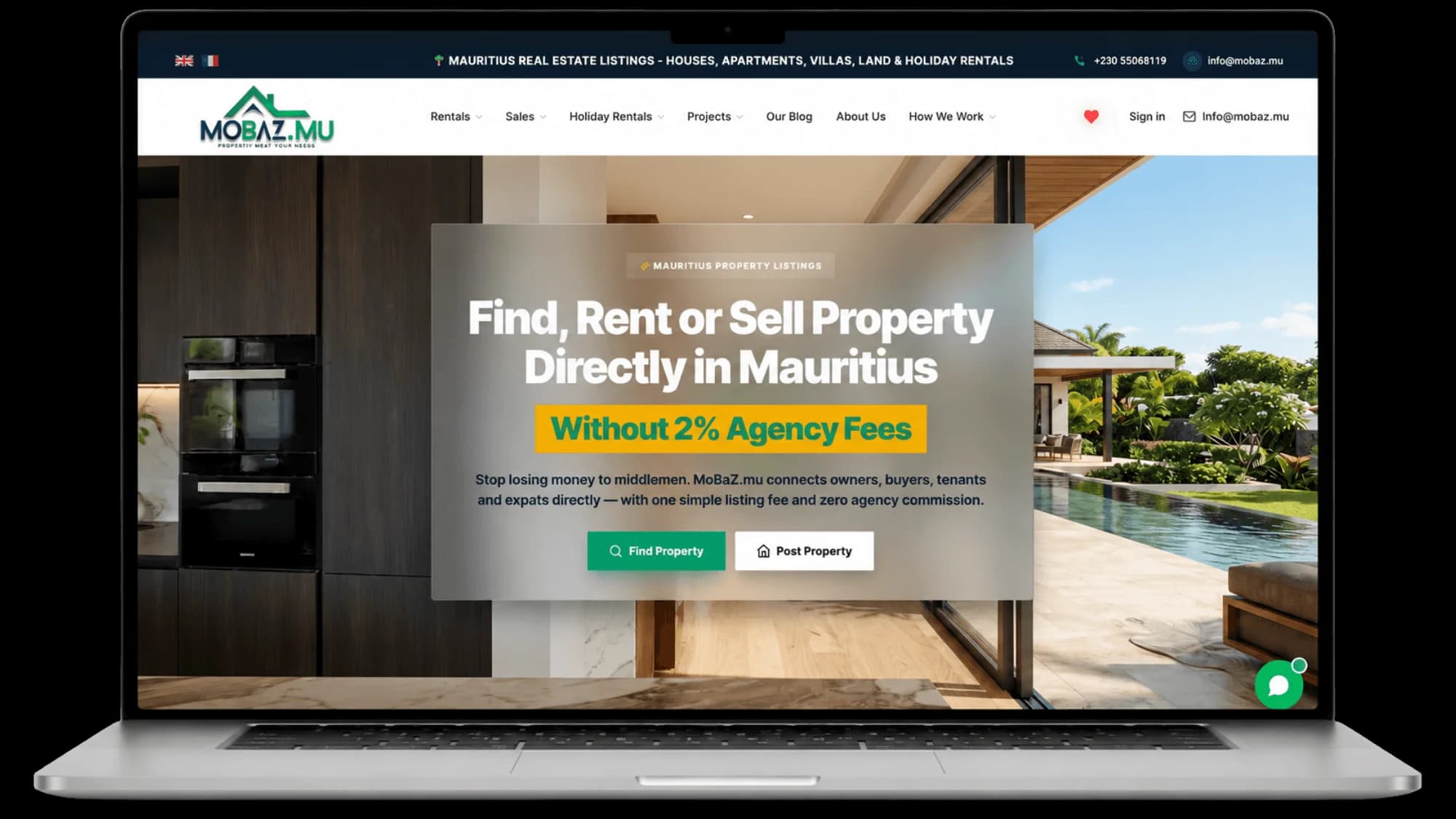 Mobaz.mu — product screenshot