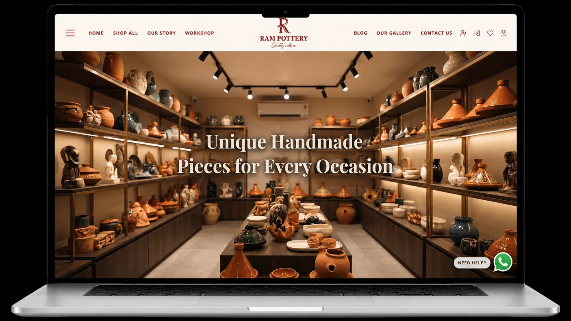Ram Pottery — product screenshot
