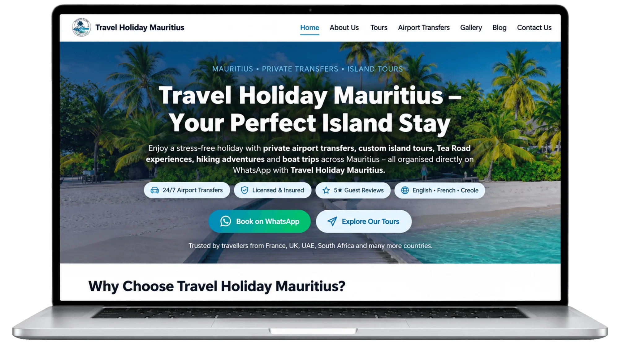 Travel Holiday Mauritius project preview